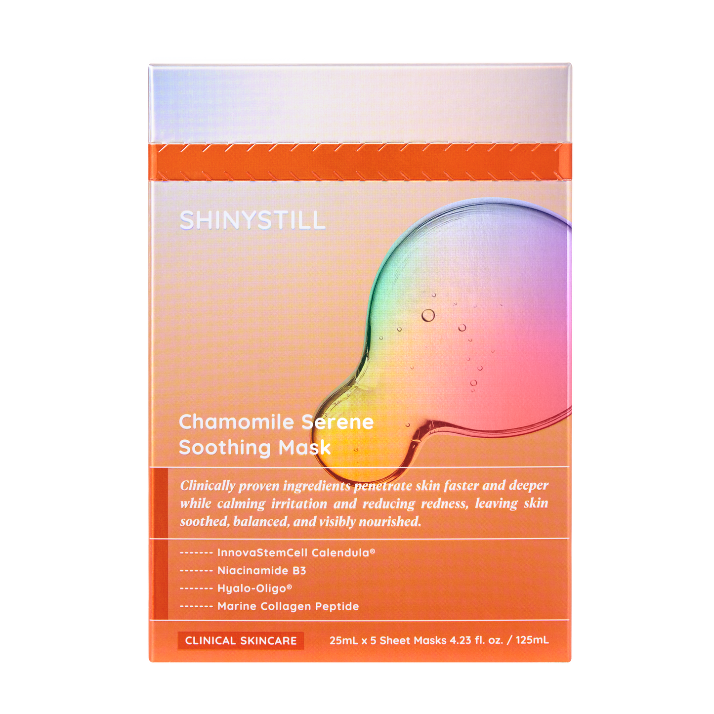 Shinystill Chamomile Extreme Soothing Mask packaging on a white background